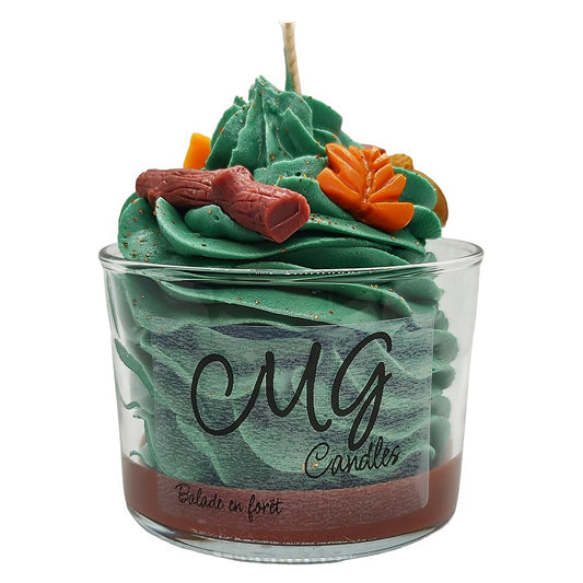 Bougie gourmande Balade en forêt